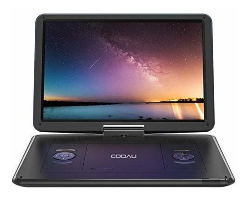 Reproductor De Dvd Portatil 15.6in Cooau Cu-121 Negro