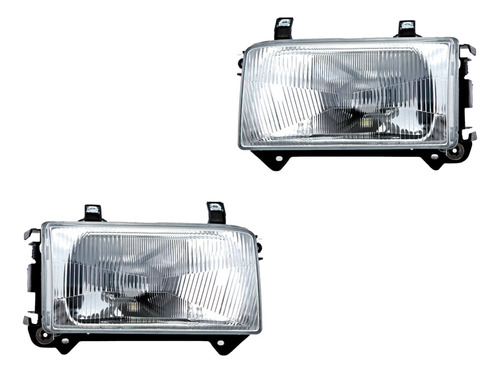 Par Juego Faros Volkswagen Eurovan 2001 - 2004 Con Base Rxc