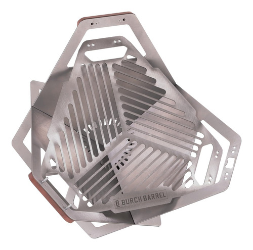 Burch Barrel Flat Packer Parrilla De Carbón Para Barbacoa Al