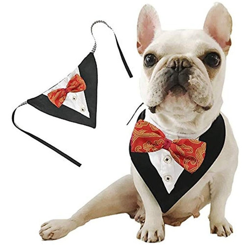 Bandanas De Esmoquin Para Perros Formales Aniac Con Pajarita