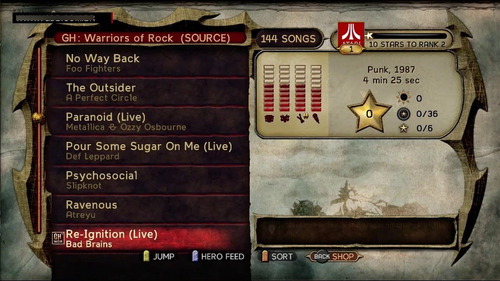 Guitar Hero: Warriors of Rock Xbox 360 Físico