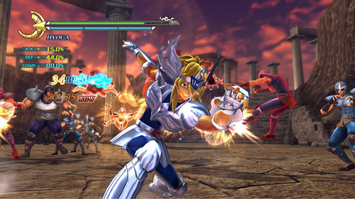Los Caballeros del Zodíaco luchan por Santuario - Ps3