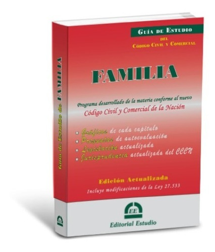 Guía De Estudio Familia - Ultima Edición - Editorial Estudio