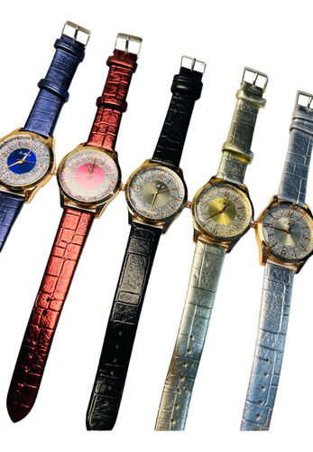 Relojes Pulsera Malla Labrada Por Mayor Por 5