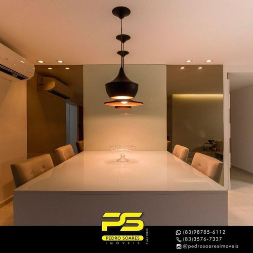( M O B I L I A D O ) Apartamento Com 2 Dormitórios À Venda, 70 M² Por R$ 350.000 - Ponta De Campina - Cabedelo/pb - Ap3126