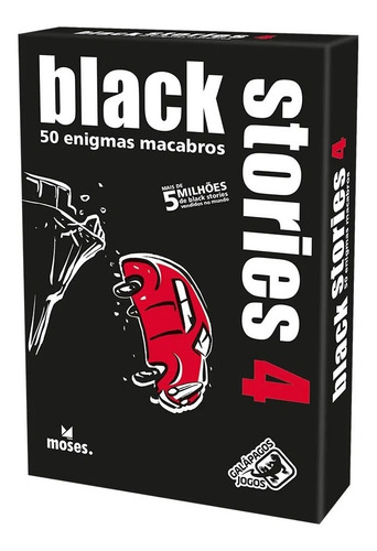 Black Stories 4 50 Enigmas Macabros Lacrado Galápagos Jogos