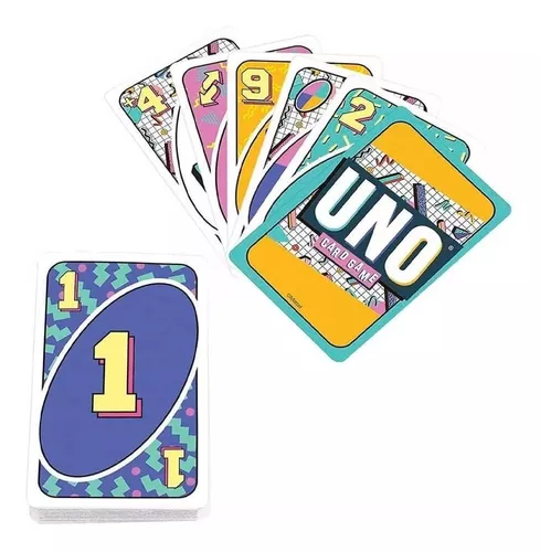 Jogo de Cartas UNO Icônico Décadas (S) - Branco