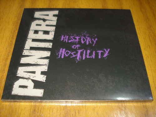 Cd Pantera / History Of Hostility (nuevo Y Sellado) Europeo