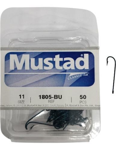 Anzol 1805 Mustad Bengalinha Numero 11