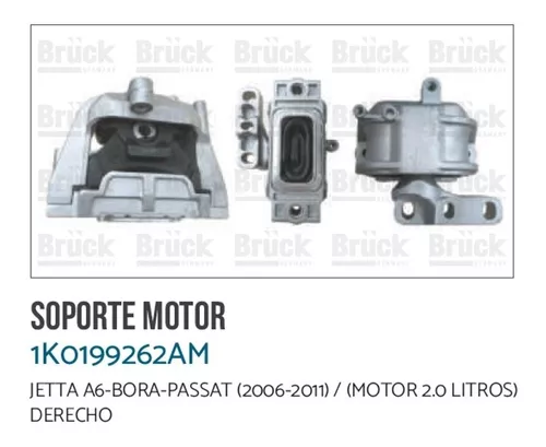 1K0199262AM, Soporte de motor derecho Borsehung