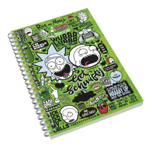 Rick And Morty Libreta De Dibujo Pasta Dura | Meses sin intereses