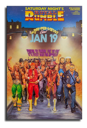 Zeezfa Recreated The 1991 Royal Rumble Wrestlers - Póster De