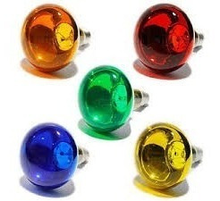 Reflectora R 63  40w 230v Color ,rojo,verde,amarillo ,azulx1