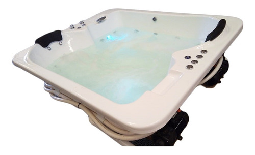 Imagen 10 de 10 de Jacuzzi Max Dual 180x150x50 14 Jet 1 Hp Full Acrílico !!!
