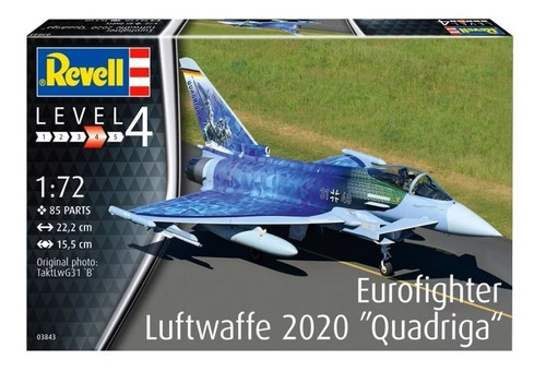 Revell Eurofighter Luftwaffe 2020 03843 1/72  Rdelhobby Mza