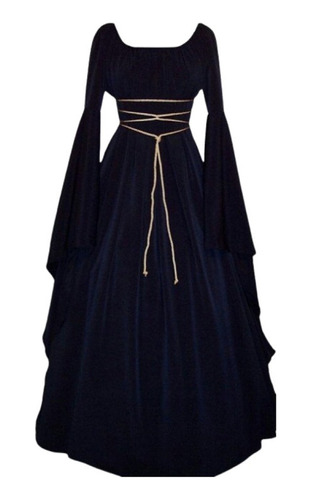 Vestido Vintage Para Mujeres Vestido Medieval De Halloween