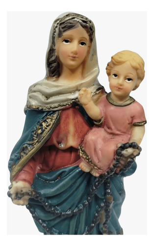 Imagem Nossa Senhora Do Rosário 15 Cm - Resina Premium