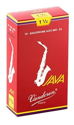 Vandoren Sr2615r Java Saxofon Alto Rojo Cañas Fuerza 15; Ca