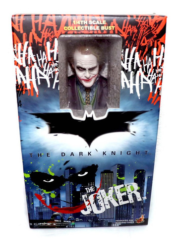 Busto Coringa Heath Ledger O Cavaleiro Das Trevas Hot Toys