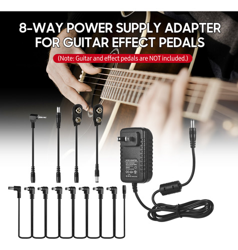 Adaptador De Corriente, Cables De Polaridad Invertida, Clip