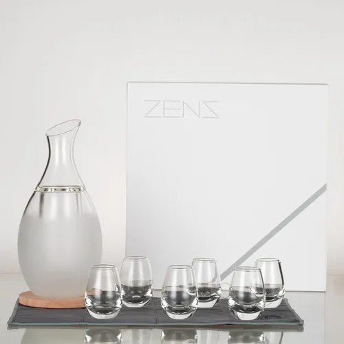 Zens Juego De Vasos De Sake, Tazas De Jarra De Sake De 8.5 O