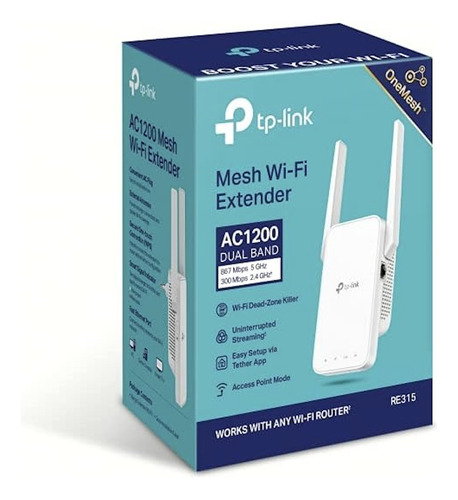 Tp-link Ac1200 Extensor Wifi (re315), Cubre Hasta 1500 Pies