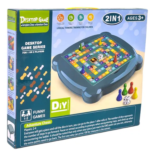 Mesa De Juego 2 En 1 Ludo Y Parchís + Accesorios 55211