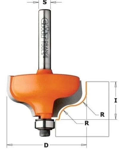 Fresa De Widea P/ Moldura C/ Rolamento 38,1mm Cmt - 76006411