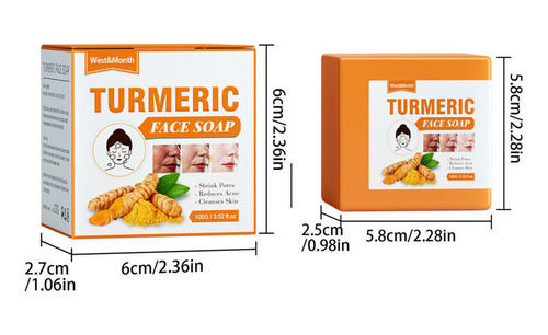 100 G De Jabón De Cúrcuma Para Blanquear La Piel