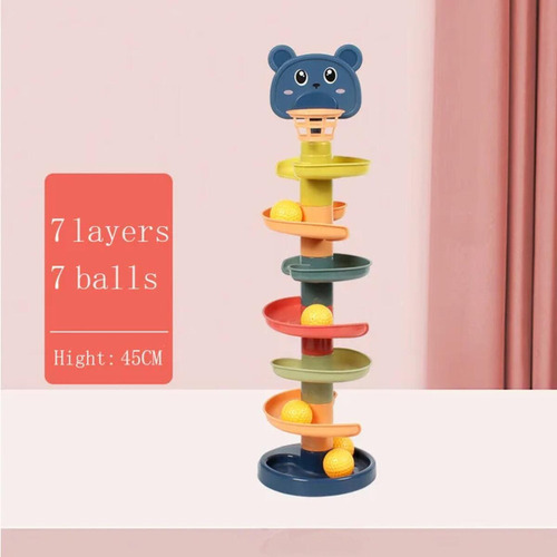 Pelota Rodante Para Bebés, Torre Montessori Sliding Track To