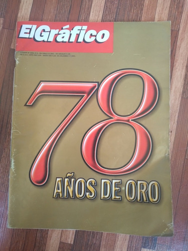 Revista El Gráfico 78 Años De Oro Monzon 27 5 1997 N4051