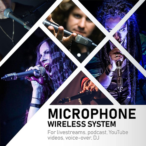 Xvive - Sistema Inalámbrico De Micrófono Y Audio Con Transmi