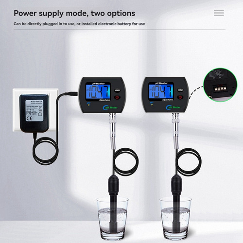 Medidor De Ph Digital Para Água Potável Para Aquário Monitor