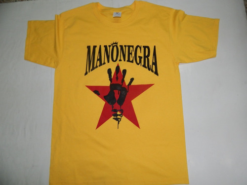 Mano Negra Playera Camiseta Mediana Dist1 Manu Chau