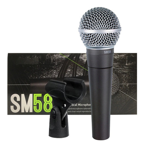 Microfono Sm58  Dinamico Unidireccional Pipeta Estuche 
