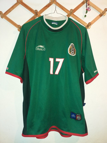 Jersey Mexico 2001 Atletica #17 Palencia Futbol Original 