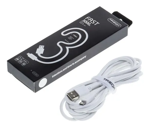 Cable USB 2 en 1 (Carga y Auriculares) Tipo C USB-C Inkax CK-13 de 1 Metro  Blanco Accesorios Cables