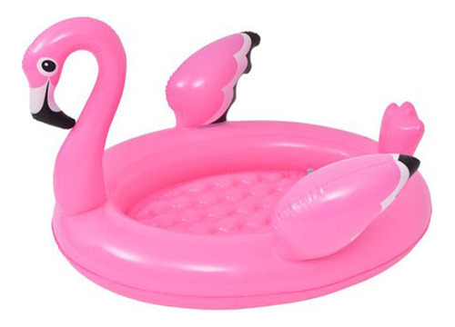 Boia Piscina Flamingo Rosa Infantil Grande 110x104x94cm