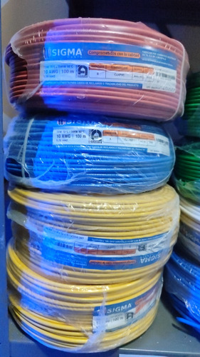 Cable #10 Elecon (pack 10 Metros) Sigma Cabel 