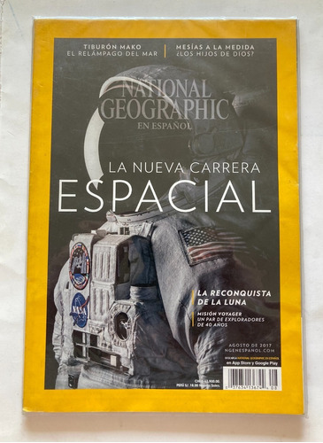 Revista: National Geographic. Agosto 2017. En Español.