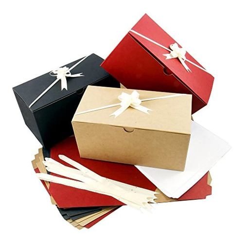 Conjunto De 10 Cajas De Regalo De Colores