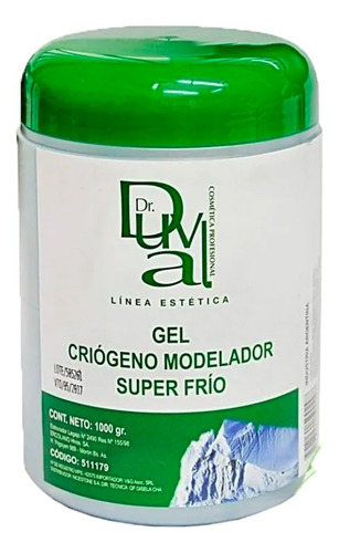 Gel Criogeno Modelador Super Frio - Dr Duval 1kg