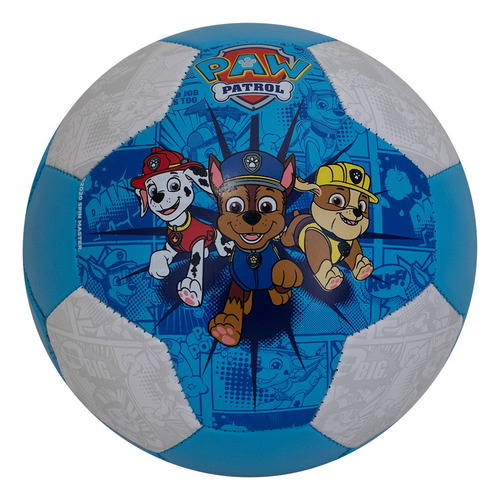 Balón De Fútbol De Paw Patrol Color Azul