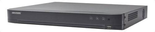 Hikvision Video Grabadora de Vigilancia DVR 32 Canales TurboHD + 8 Canales IP 5MP Lite - 3K Lite Tecnología Acusense Evita Falsas Alarmas Audio por Coaxitron Salida de Video en Full HD