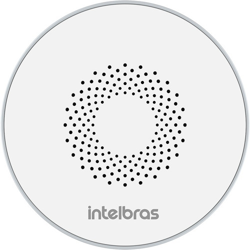 Sirene Izy Smart Intelbras Zigbee Alarme Residencial Alexa Cor Branco