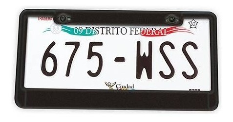 Porta Placas Universal Negro Todo Tipo De Vehiculos 