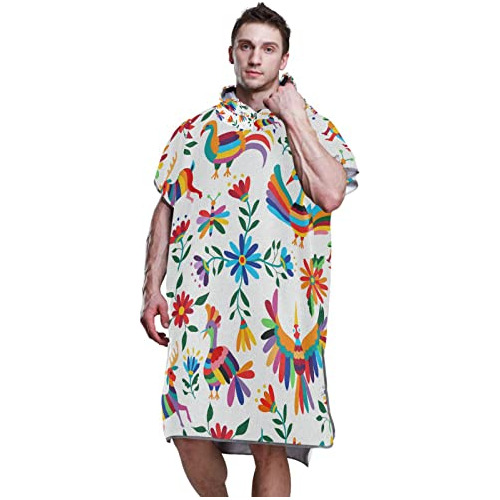 Oyihfvs Surf Poncho Cambiador Albornoz Con Capucha Albornoz 