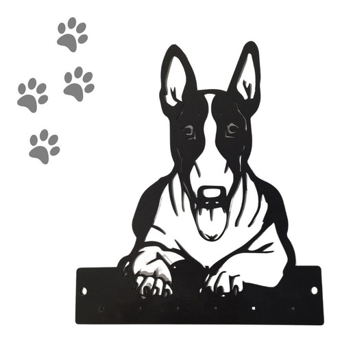 Porta Llaves Y Correas De Perro | Bull Terrier