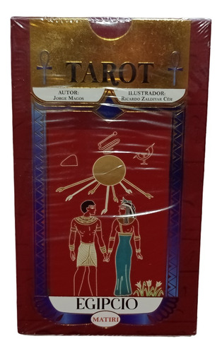 Tarot Egipcio Baraja Mazo Cartas Matiri Con Manual Español