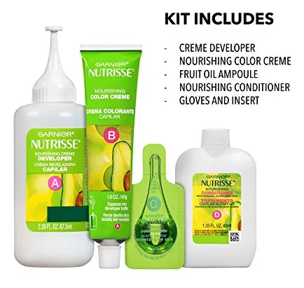 Tinte Para El Cabello Garnier Nutrisse Ultra Coverage 200 De